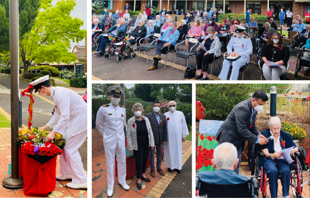 Remembrance Day is marked with services of commemoration at all our aged care homes